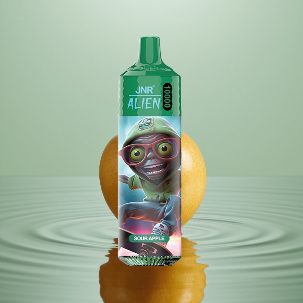 JNR Alien 10000 Puffs 850mAh Hapukas Õun