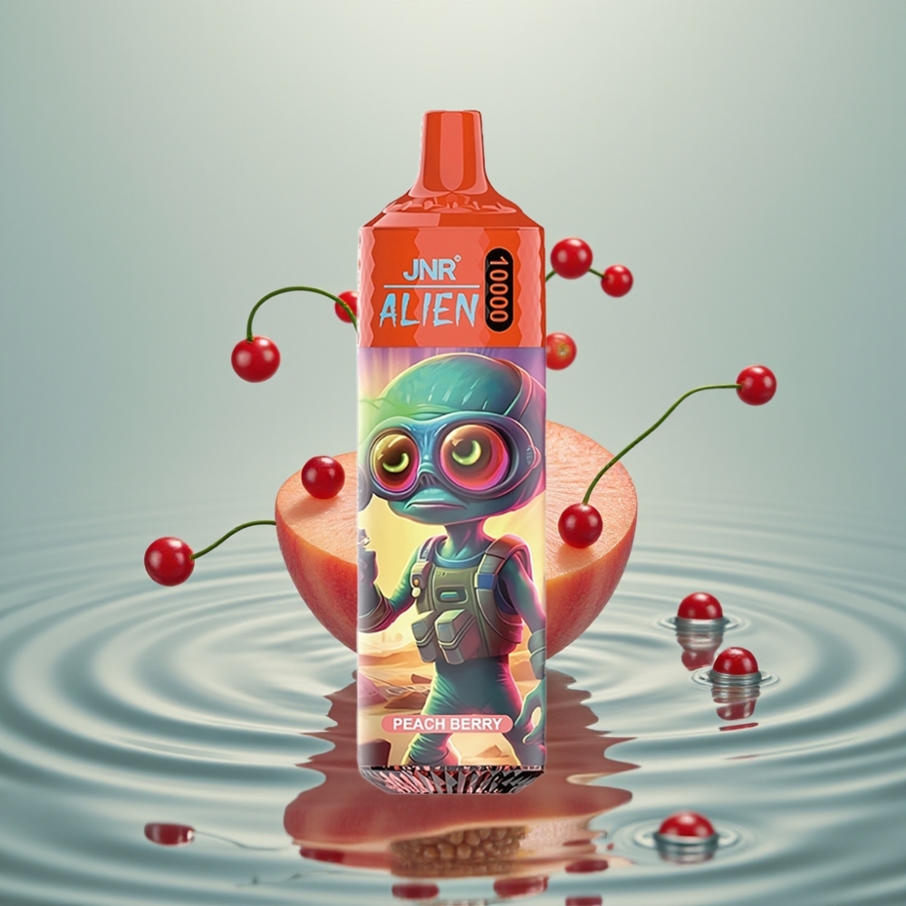 JNR Alien 10000 Sõnge RGB 20ml Virsik-Marja