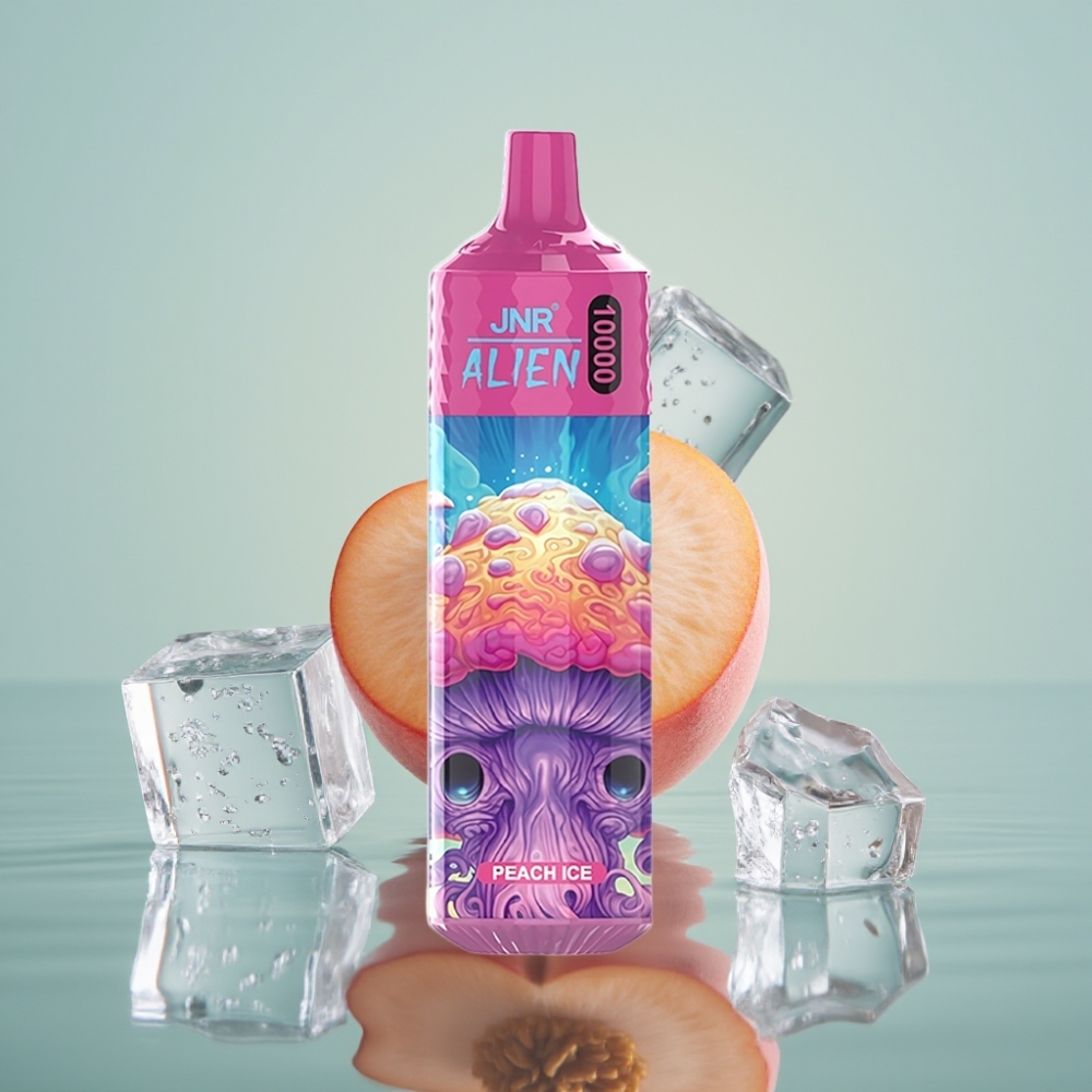 JNR Alien 10000 Sõnge RGB 20ml Virsik-jää