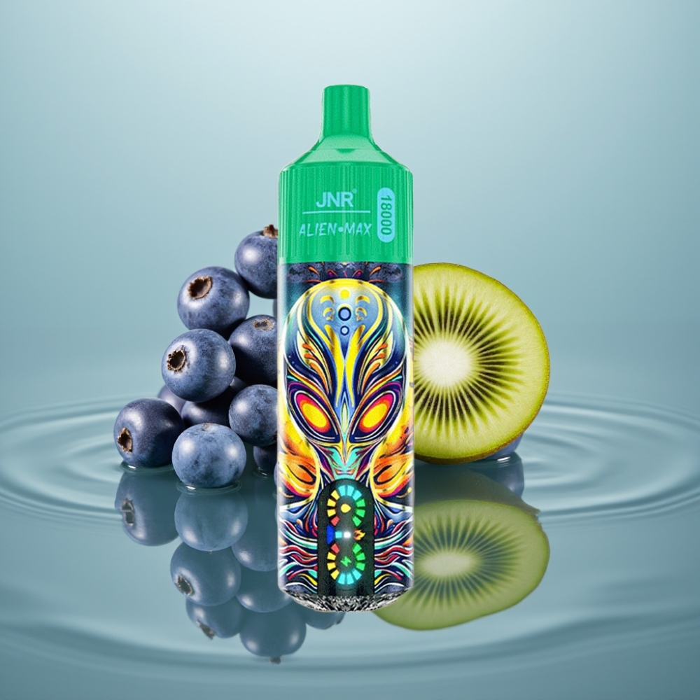 JNR Alien Max 18000 Puffs Mustikas-Kiivi 28ml 850mAh