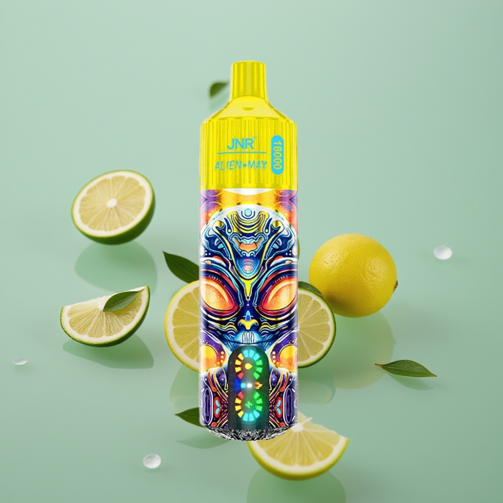 JNR Alien Max 18000 Sissevõte LED Ekraan 28ml Sidrun & Laim