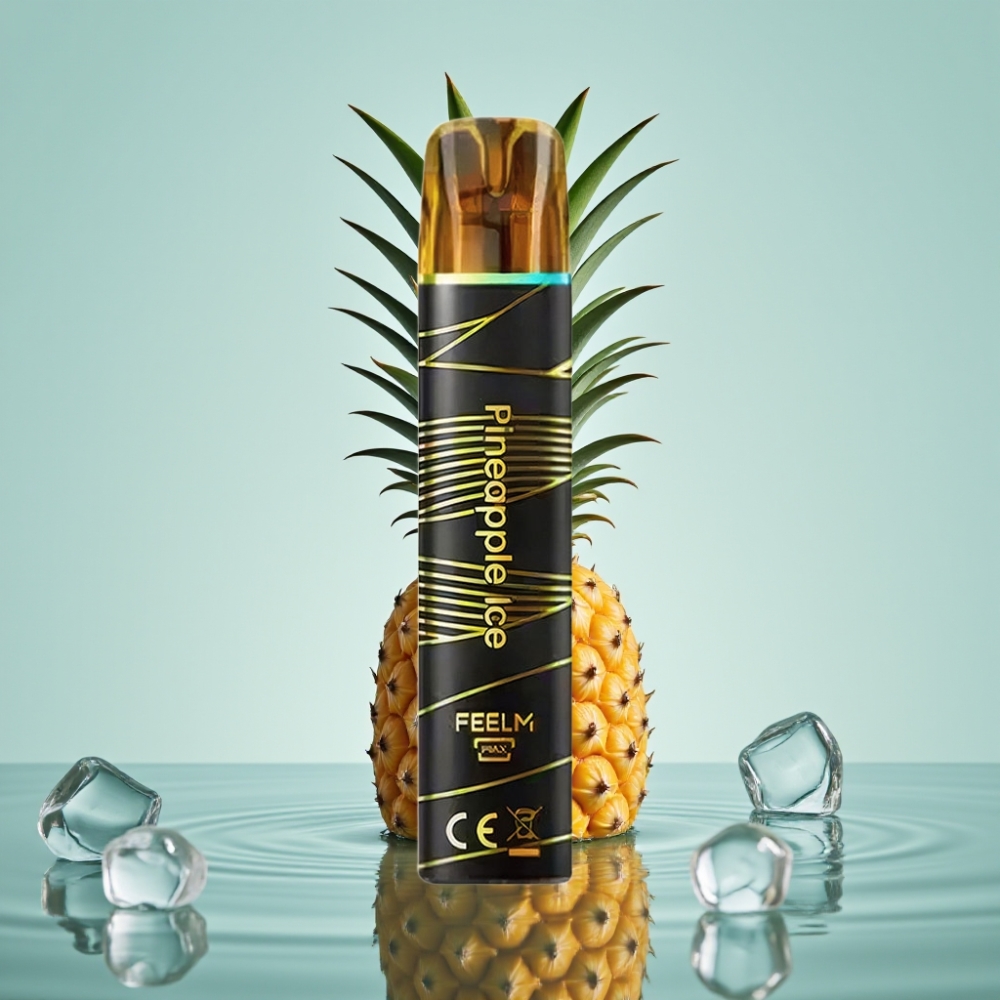 JNR Black&Golden 800 Puffs 2% Ananass-Jää 550mAh