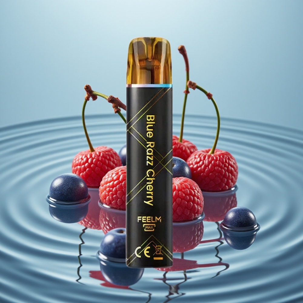 JNR Black&Golden 800 Puffs 2ml Sinikas-Kirsipuu