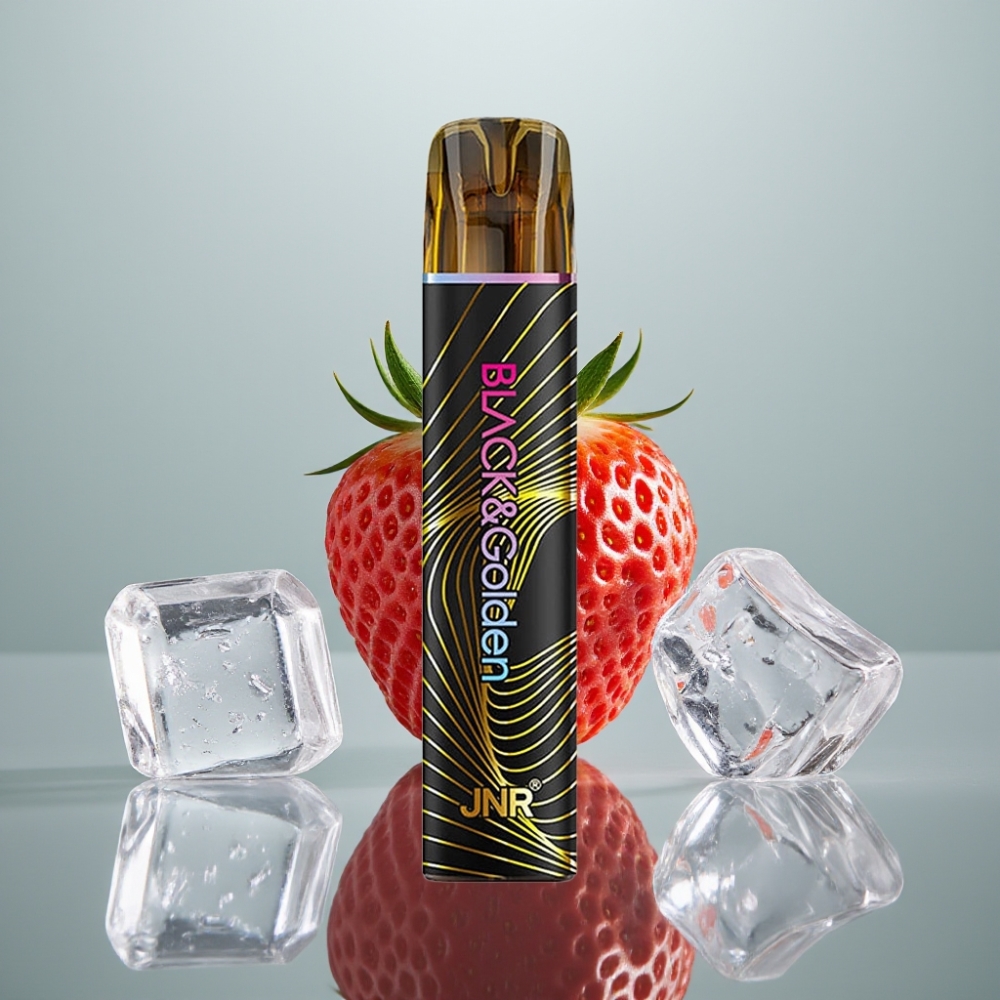 JNR Black&Golden 800 Puffs 550mAh Maasikajää