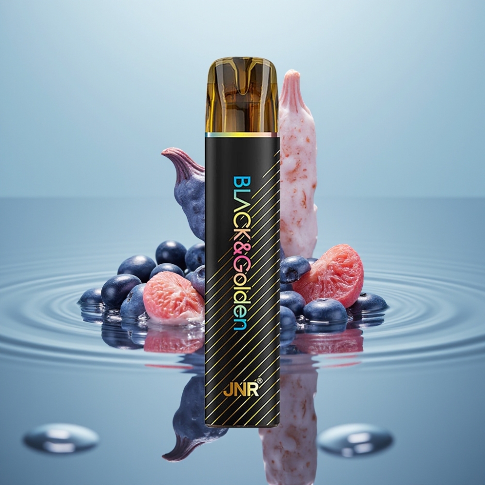 JNR Black&Golden 800 Puffs 550mAh Mustikas Mullikumm