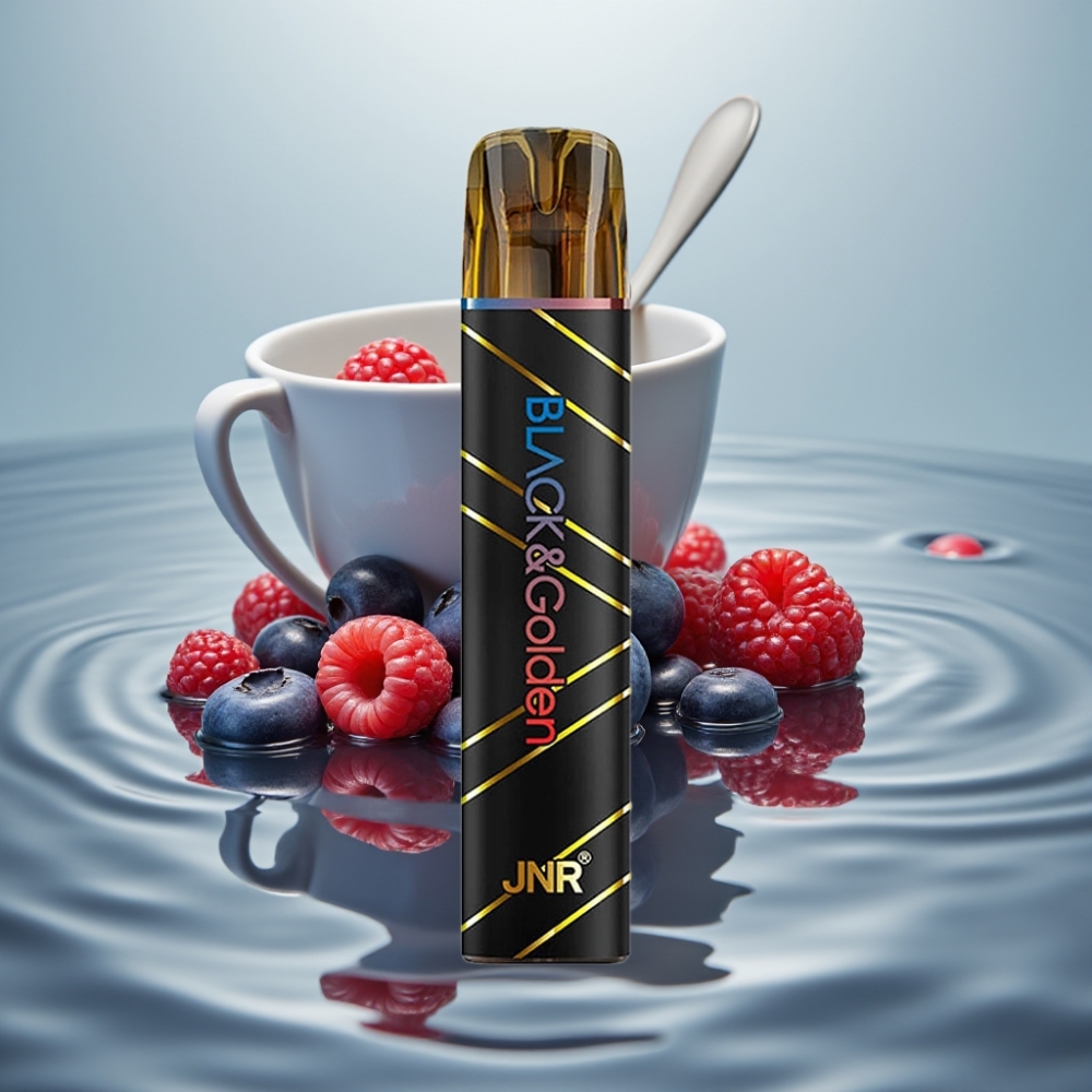 JNR Black&Golden 800 Puffs Sinine Vaarikas 550mAh 2ml TPD