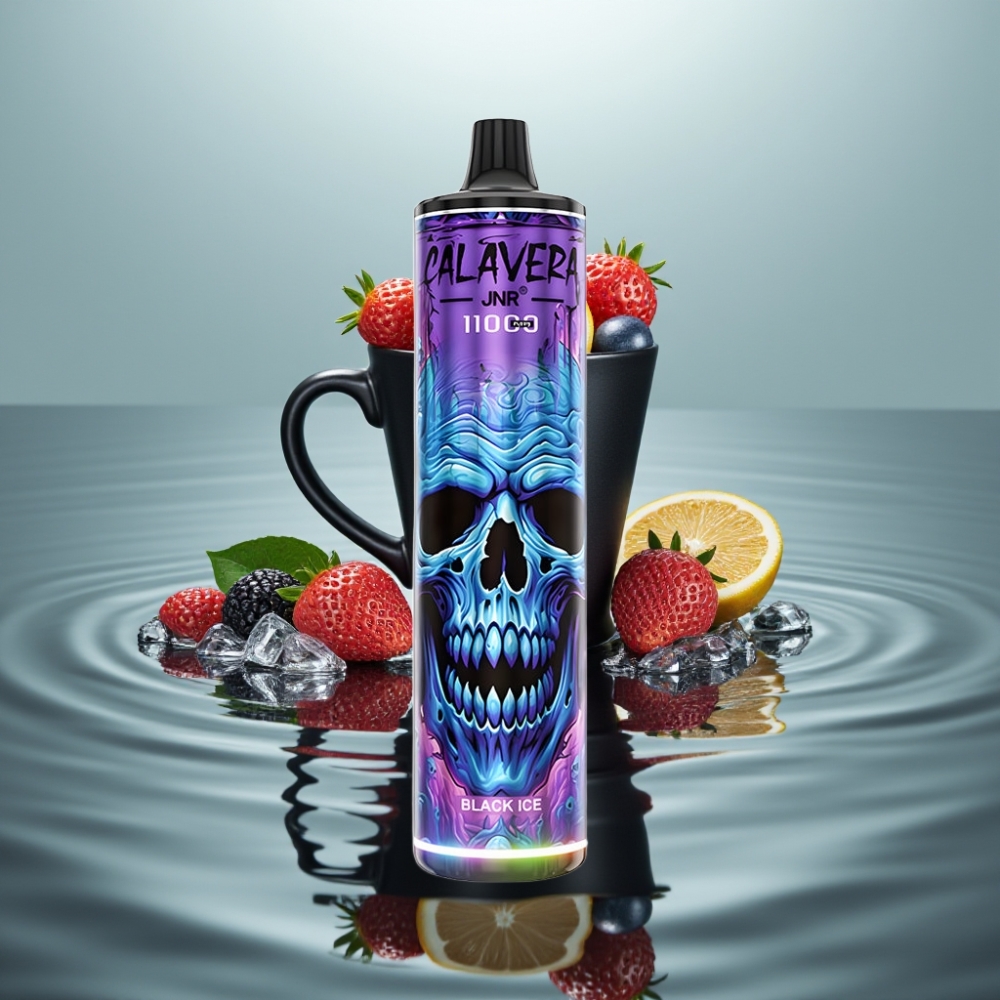 JNR Calavera 11000 Puffs Must Jää Type-C 850mAh 21ml 1.0ohm