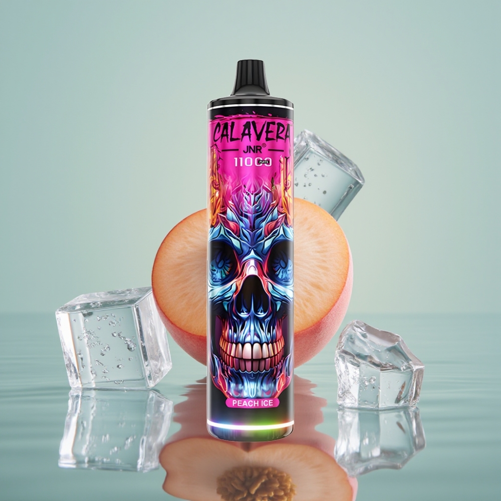 JNR Calavera 11000 Puffs-Tüüp-C,850mAh,21ml,1.0ohm-Virsikijää