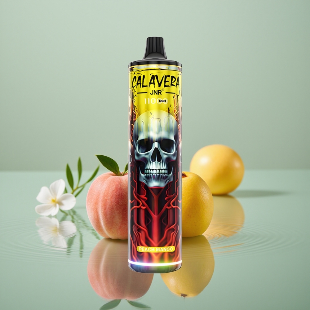 JNR Calavera 11000 Süstik Vape 850mAh 21ml 1.0ohm Virsik-Mango