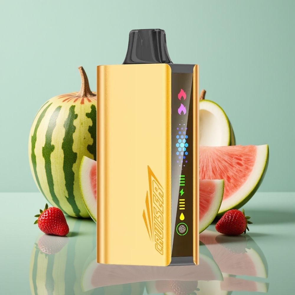 JNR Cruiser 12000 Puffs Laadimiseta Disposable Vape Maasika-Kookos-Arbuus