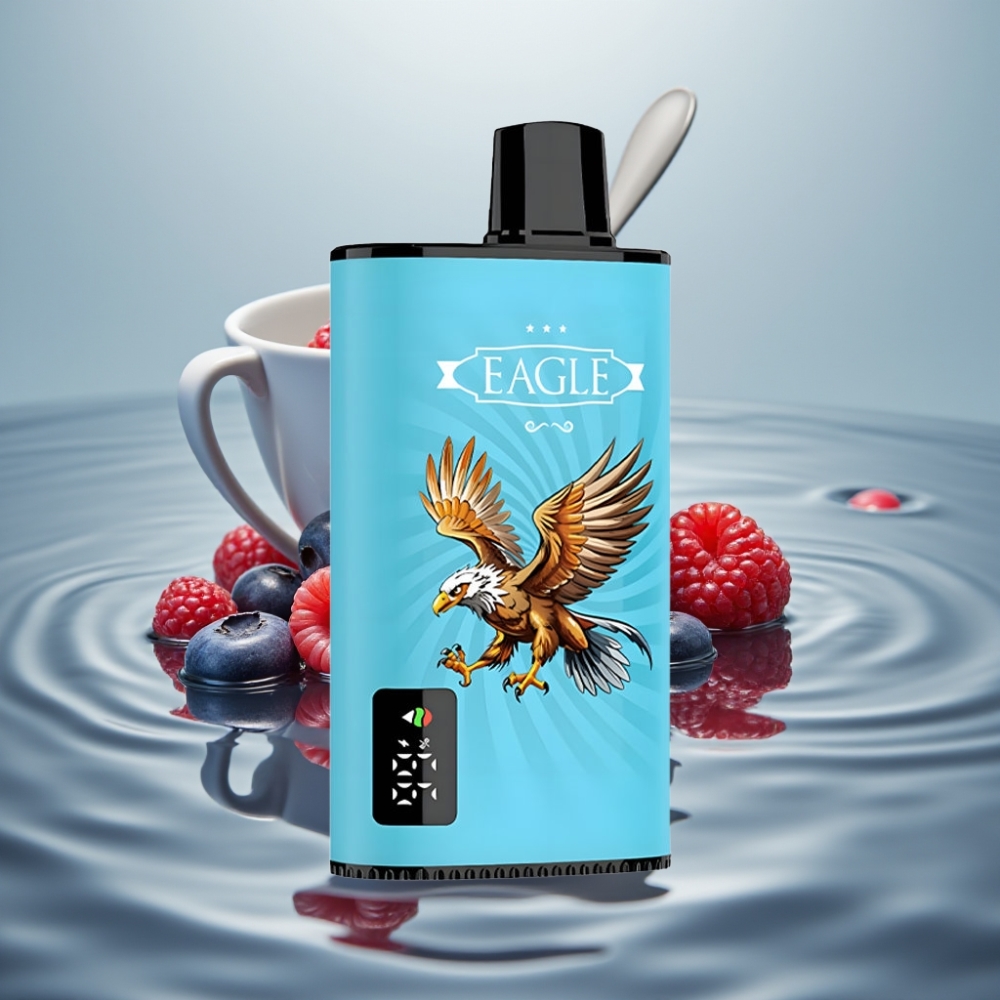 JNR EAGLE Smart 23000 Puffs Digitaalne Ekraan 1.0ohm Mesh Mustaapelsin