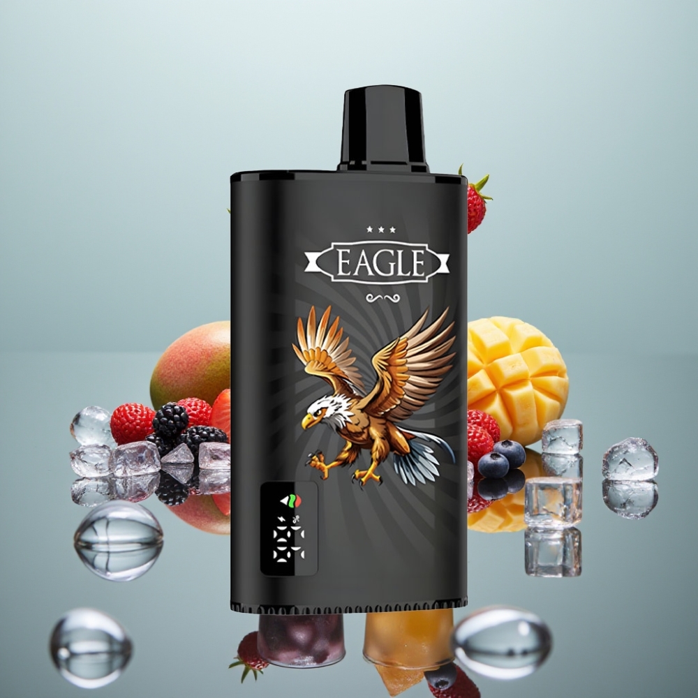 JNR EAGLE Smart 23000 Puffs Mustikas-Mango Jää Digiekraan 1.0ohm