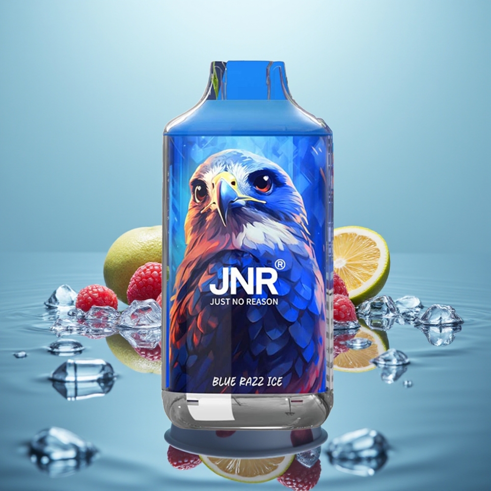 JNR Falcon 16000 Puffs 850mAh 22ml Sinine Razz Jää