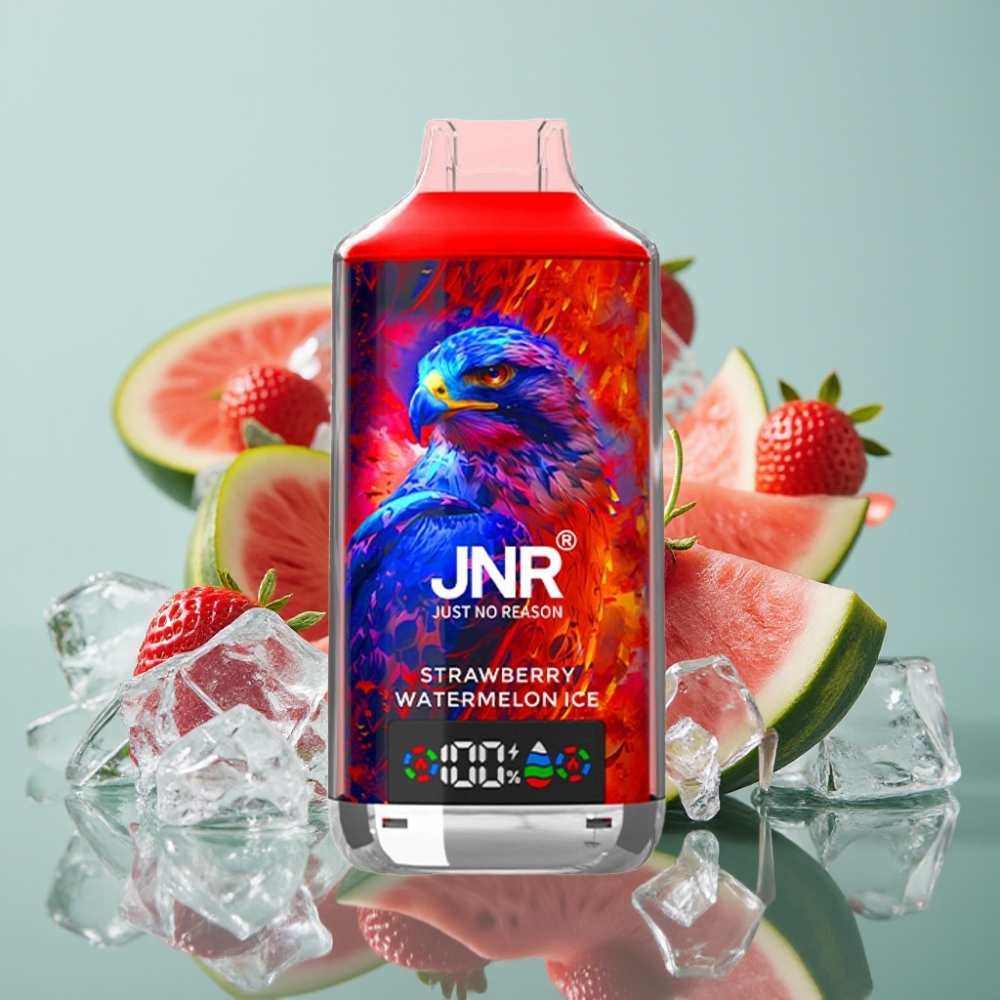 JNR Falcon X 18000 Puffs 24ml Maasikas-Arbuusi Jää