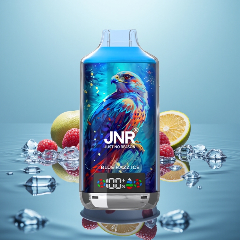 JNR Falcon X 18000 Puffs 750mAh Sinine Razz Jää