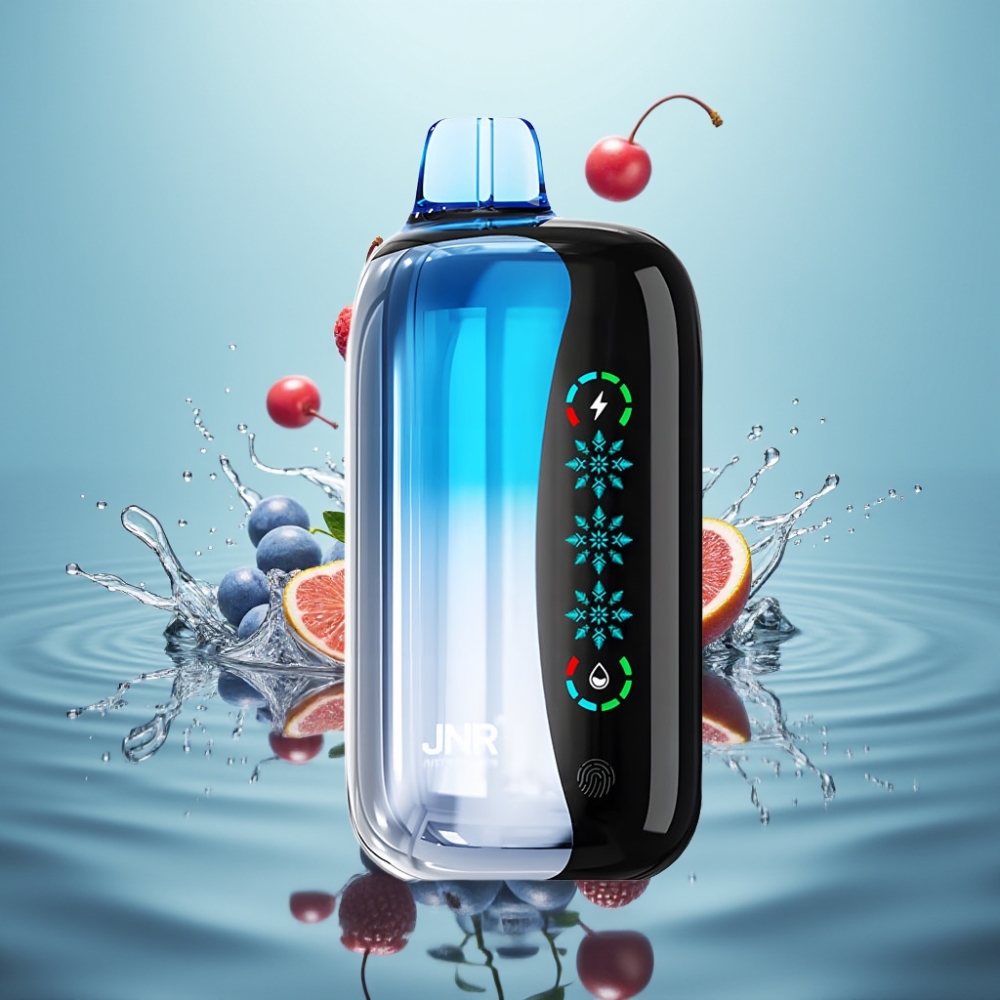 JNR Flex Ice 21000 Puhangud, 26ml, Sinised Kirsi Plahvatus, 1.2 Ohm Dual Mesh