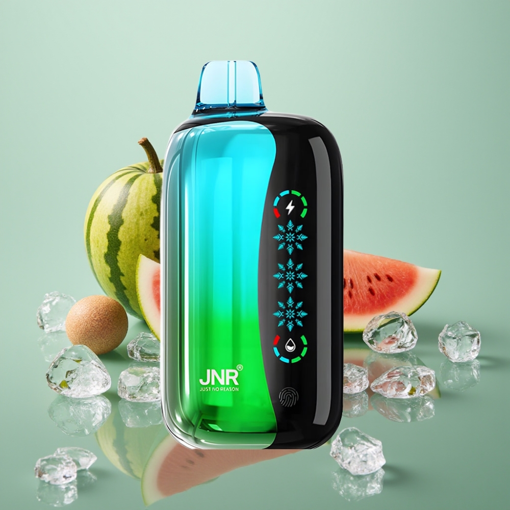 JNR Flex Ice 21000 Söögid Kiivi-Arbuusi Jää, 26ml, 1,2 Ohm Dual Mesh, Toitepuute