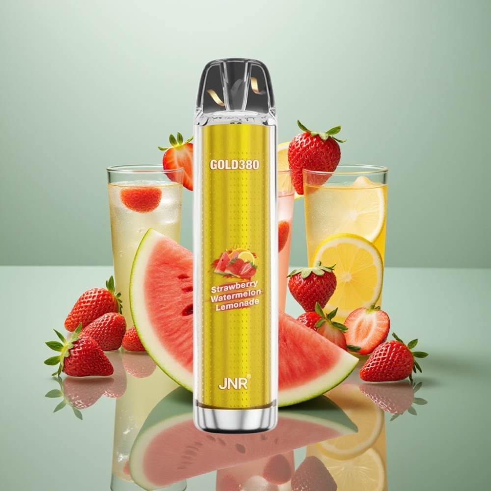 JNR Gold380 6000 Puffs 1500mAh 13ml Maasikas-Arbuusi-Limonad