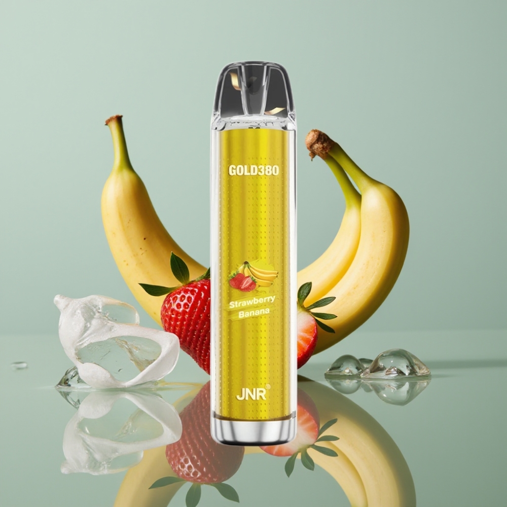 JNR Gold380 6000 Puffs 1500mAh 13ml Maasikas-Banaan