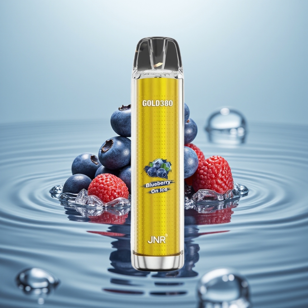 JNR Gold380 6000 Puffs Mustikas Jäädis 1500mAh 13ml