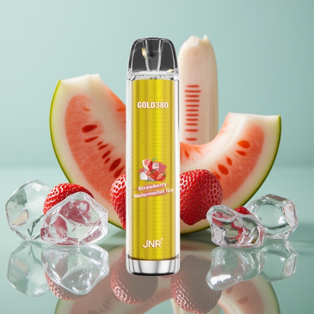 JNR Gold380 6000 Puhet Ühekordne Vape Maasikas-Arbuis-Jää 1500mAh 13ml