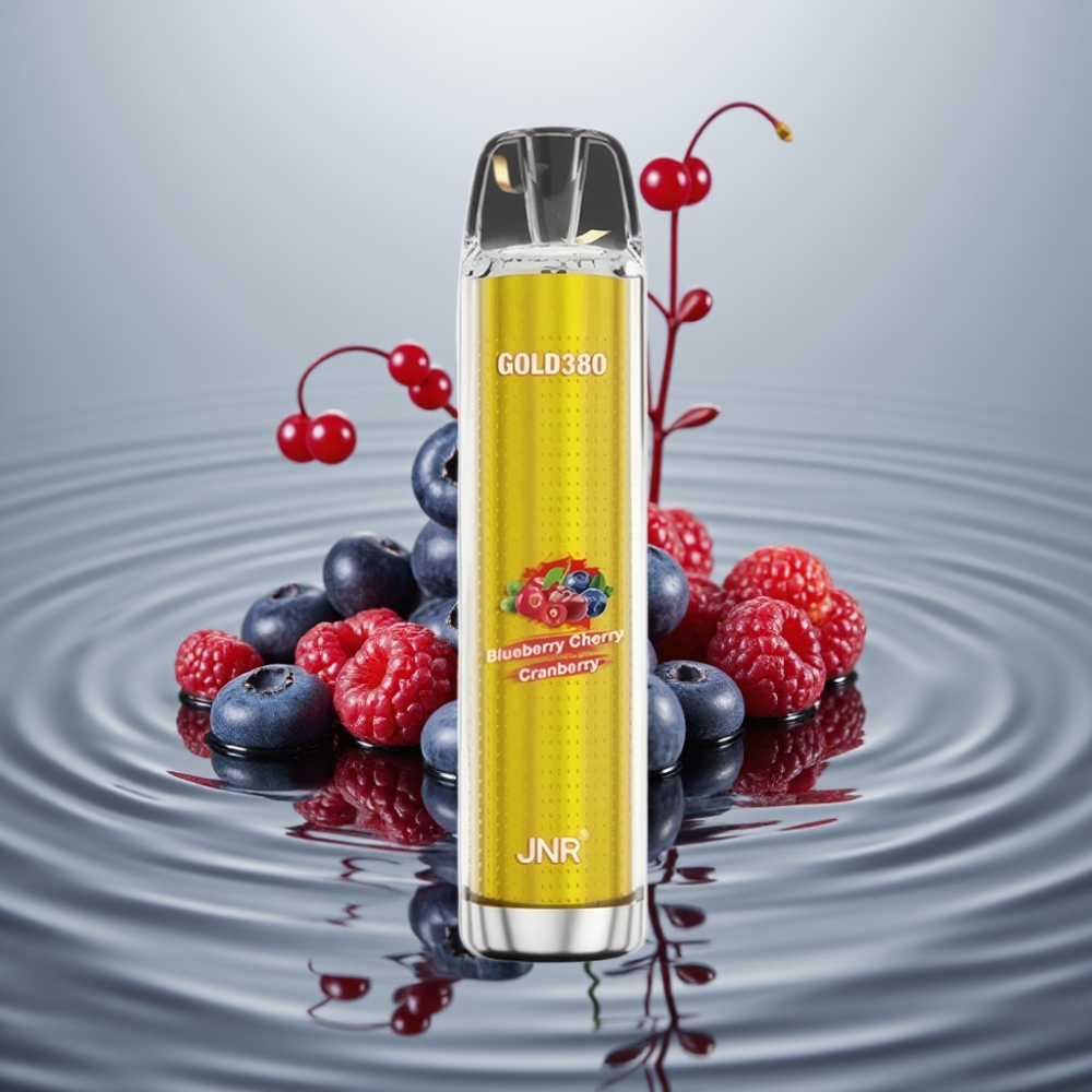 JNR Gold380 6000 Sõnge Vaarikas Kirss Jõhvikas 1500mAh 13ml