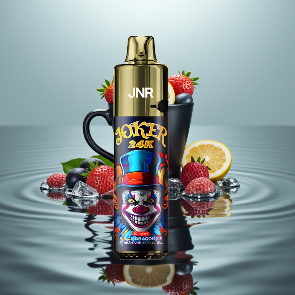 JNR Joker 24K Puffs 2+10ml Must Draakon Jää