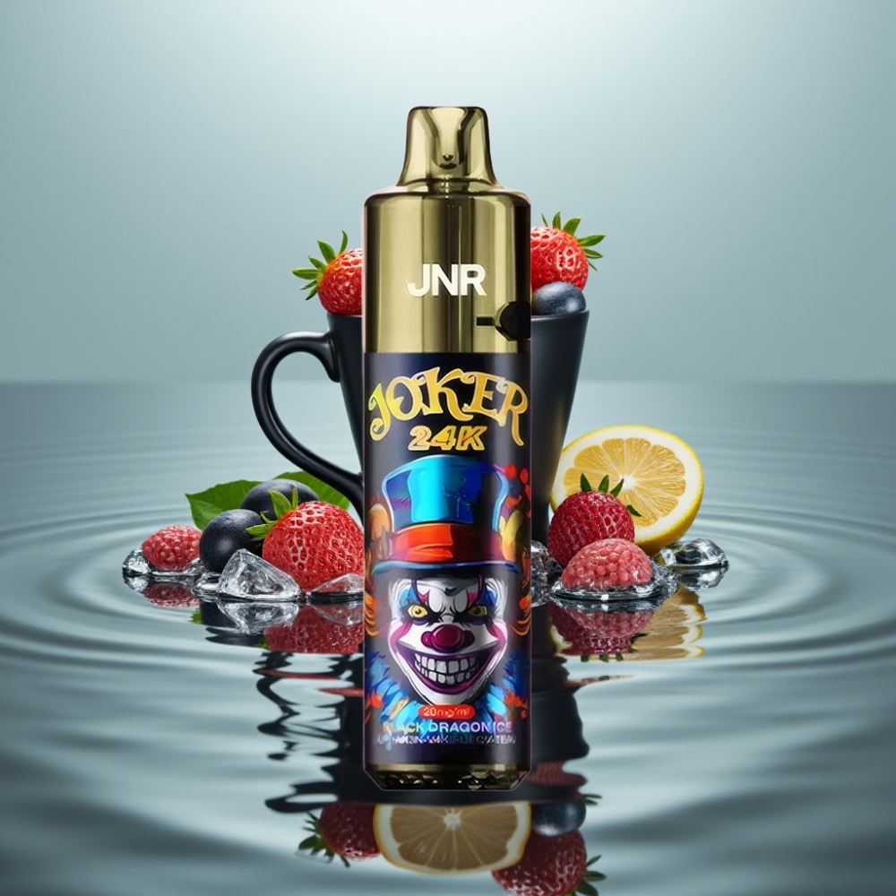 JNR Joker 24K Puffs 2+10ml Must Draakon Jää