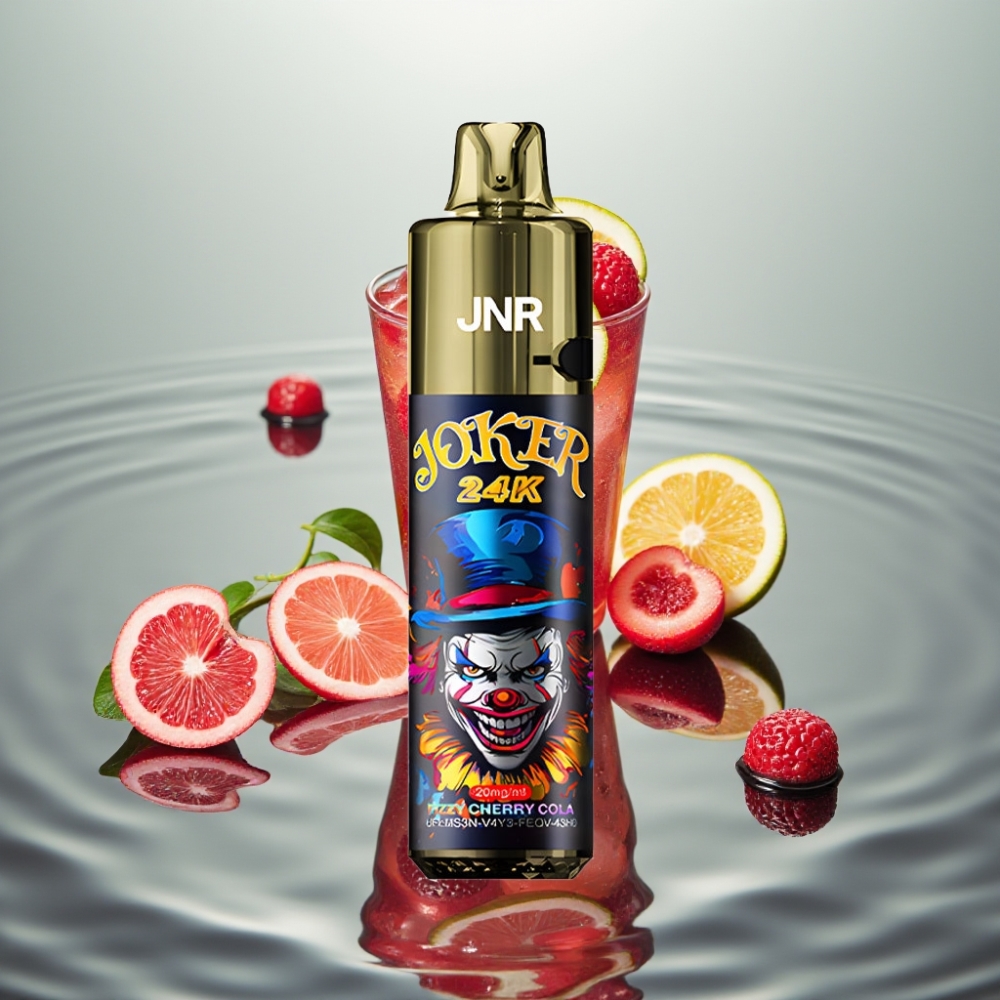 JNR Joker 24K Puffs 2+10ml Taastäidetav Gaseeritud Kirsi-Koola