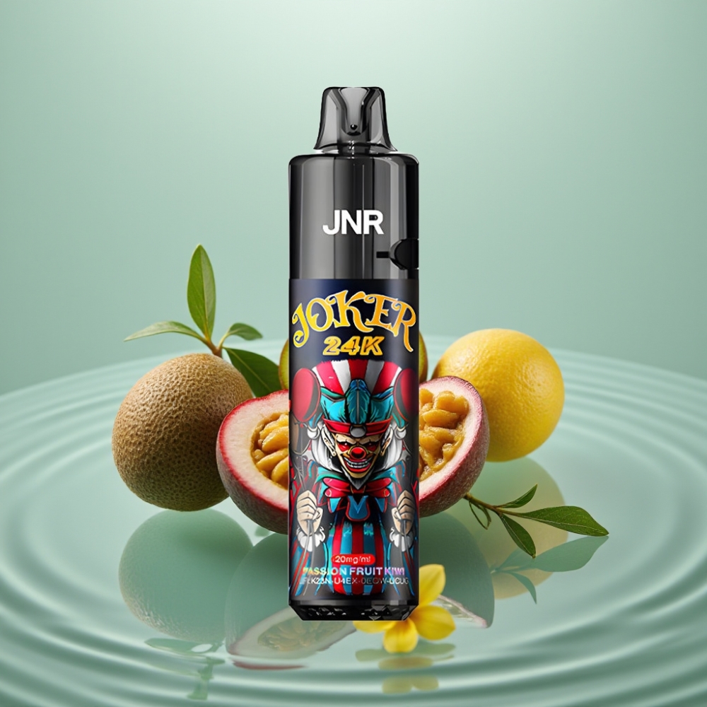 JNR Joker 24K Puffs 2+10ml Taastäidetav Passifrukt-Kiivi 2% Nikotiin
