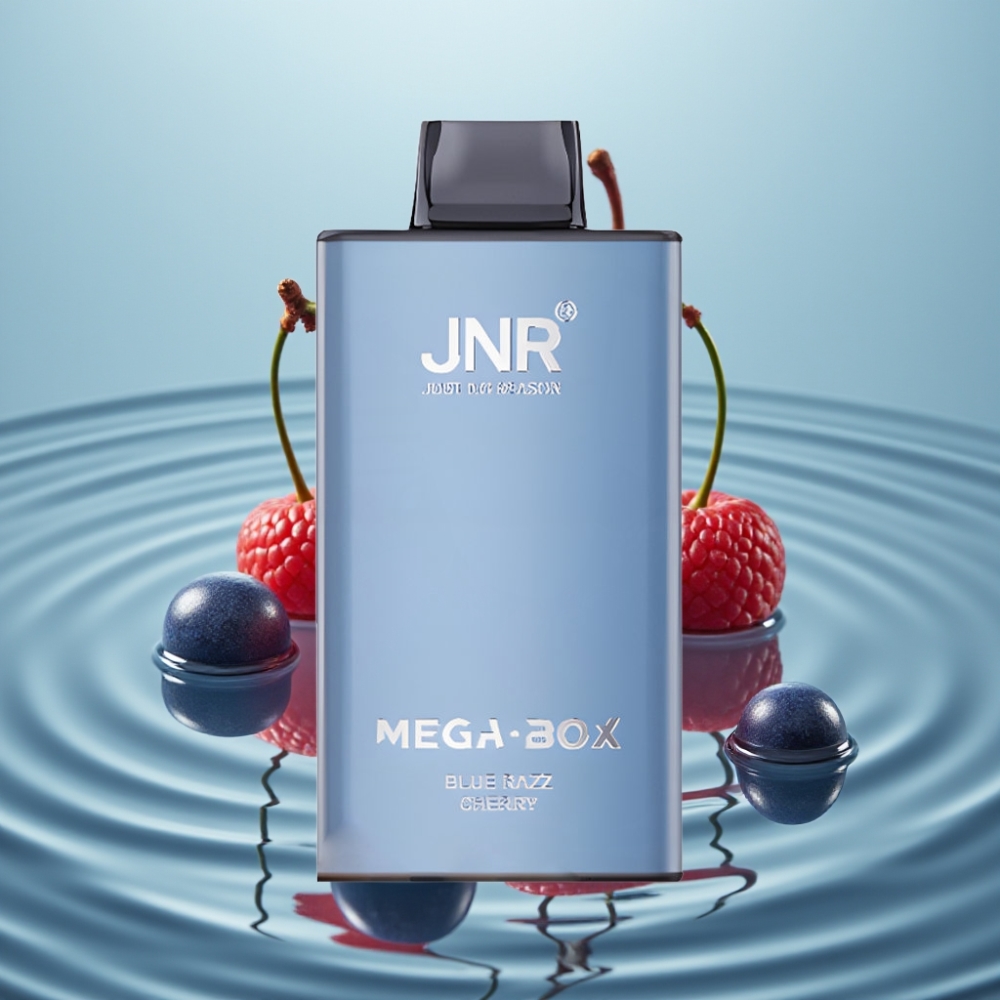 JNR Mega Box 25000 Puffid, Sinised Vaarika-Kirsid, 30ml, 850mAh