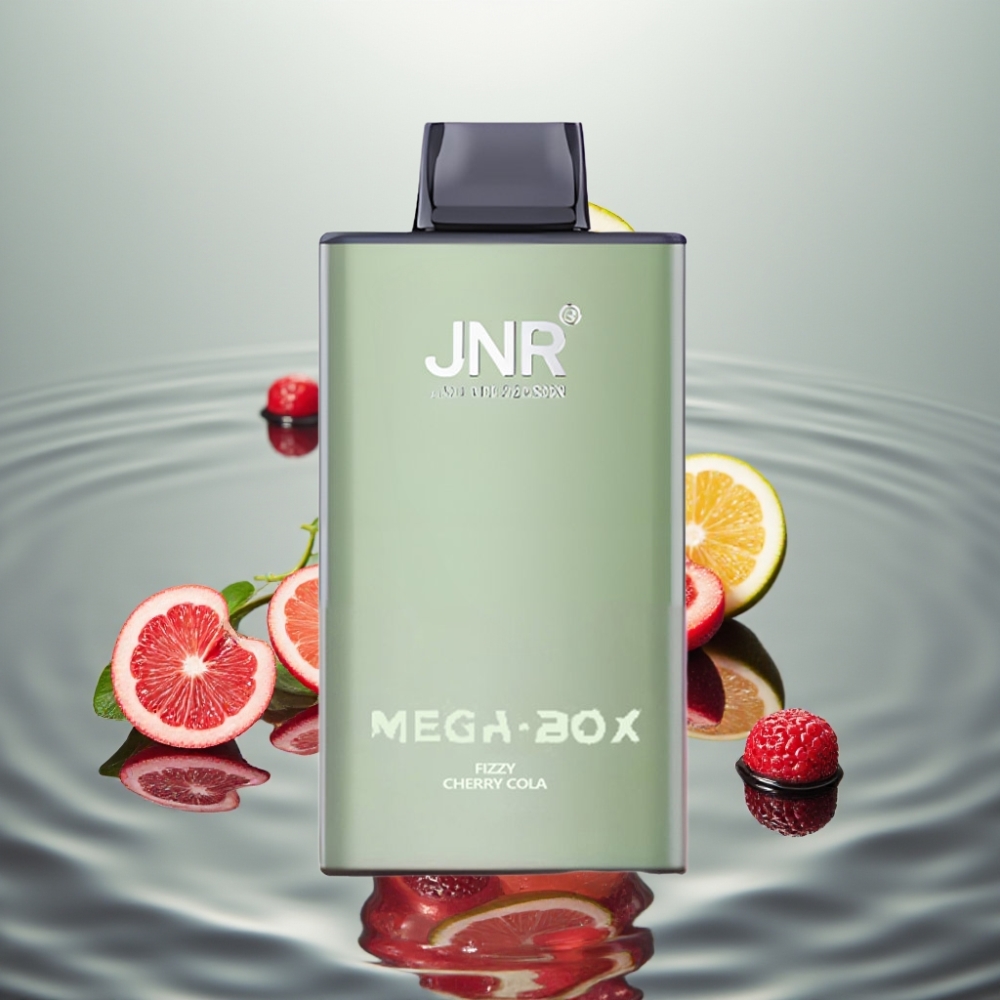 JNR Mega Box 25000 Puffs Dual Mesh 30ml Käritav Kirsikola