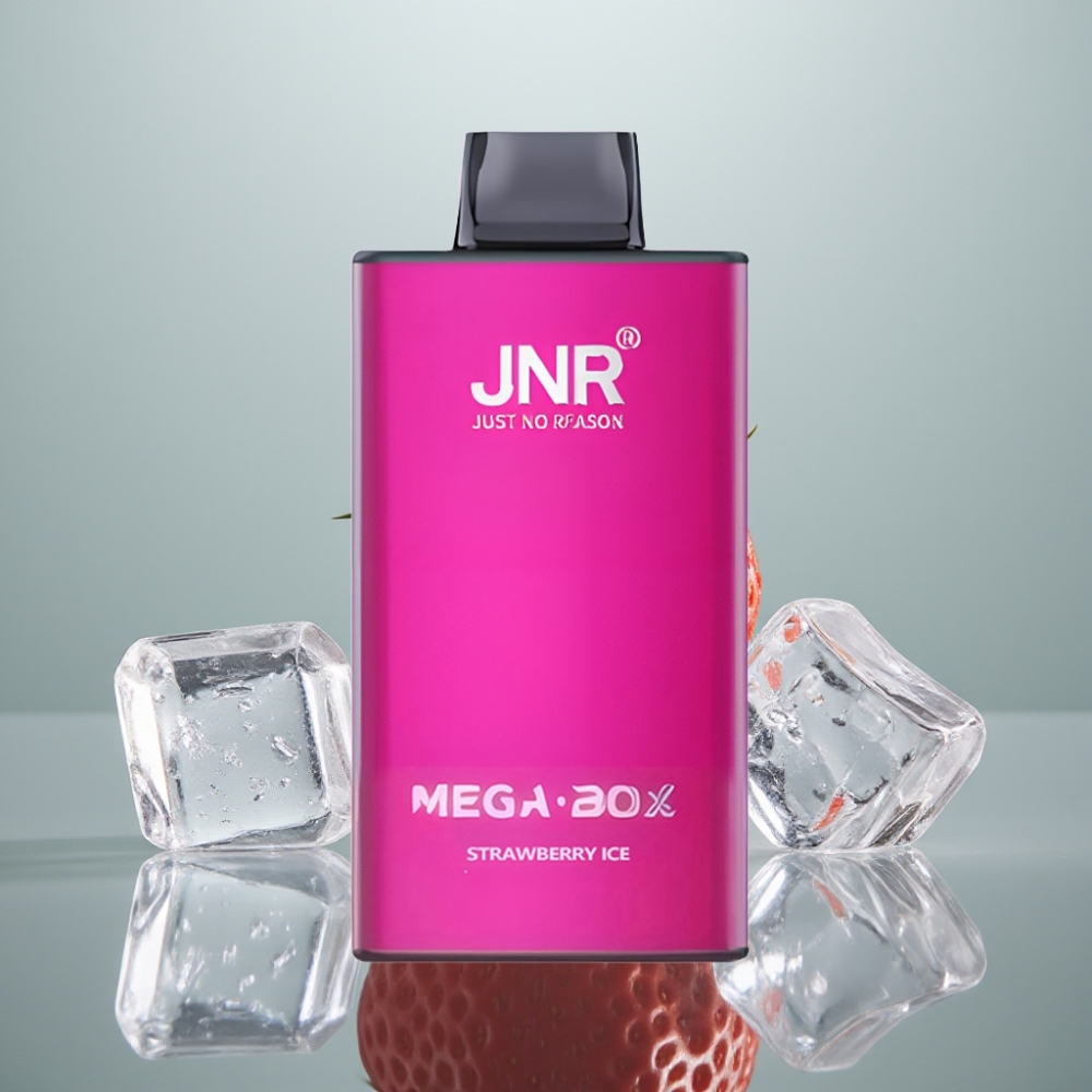 JNR Mega Box 25000 Puffs Dual Mesh 30ml Maasikajää