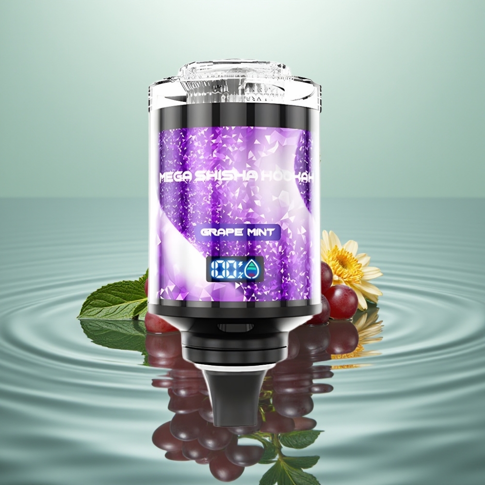 JNR Mega Shisha Hookah 100K Lauakompatiiblne 60ml Veinimündi 2200mAh