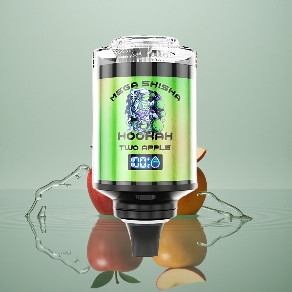 JNR Mega Shisha Hookah 100K Lauakompatiilsus Kaks Õuna 60ml 2200mAh