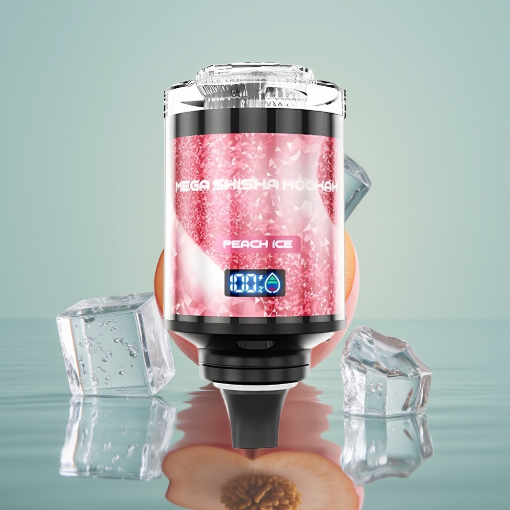 JNR Mega Shisha Hookah 100K Laualülitus 2200mAh VirsikJää