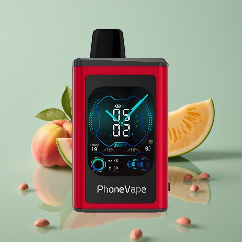 JNR PhoneVape 30000 puffi Lahtivõetav Vape 850mAh, Turbo, Õhuvoolu reguleeritav, Virsik-Mango-Arbuus
