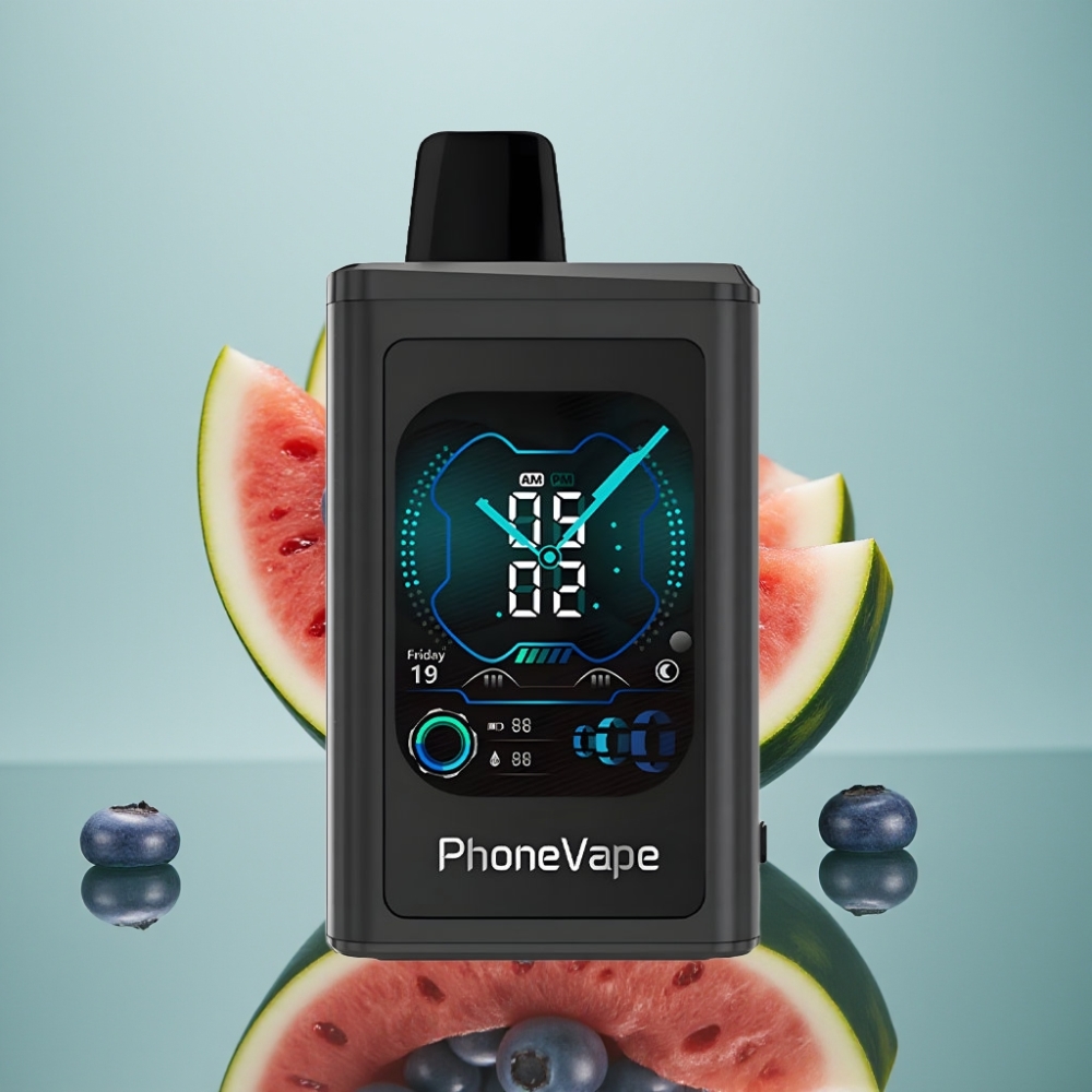 JNR PhoneVape 30000 puffs Bluetooth juhtimine Mustikas-Arbuus