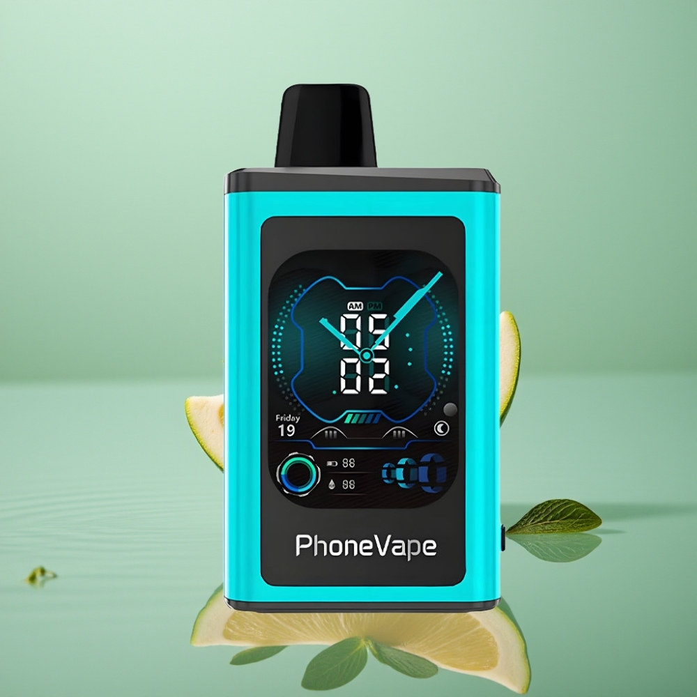 JNR PhoneVape 30000 sõnu Lahtine Auruti Miami Münt, 850mAh, Type-C, Kaugjuhtimine