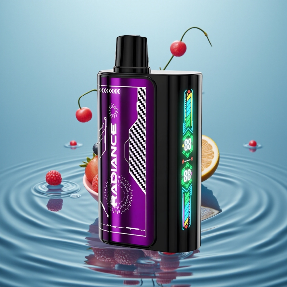 JNR Radiance 31000 Põnge 28ml Sinivirs-Kirsiga Tüüp-C Laadimine