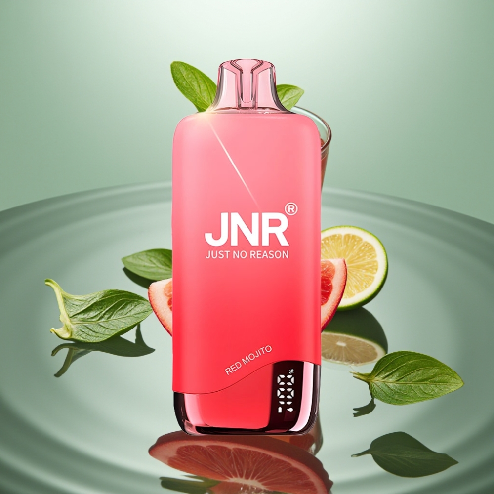 JNR Rainbow 10500 Puffs 18ml 0.8ohm Punane Mojito