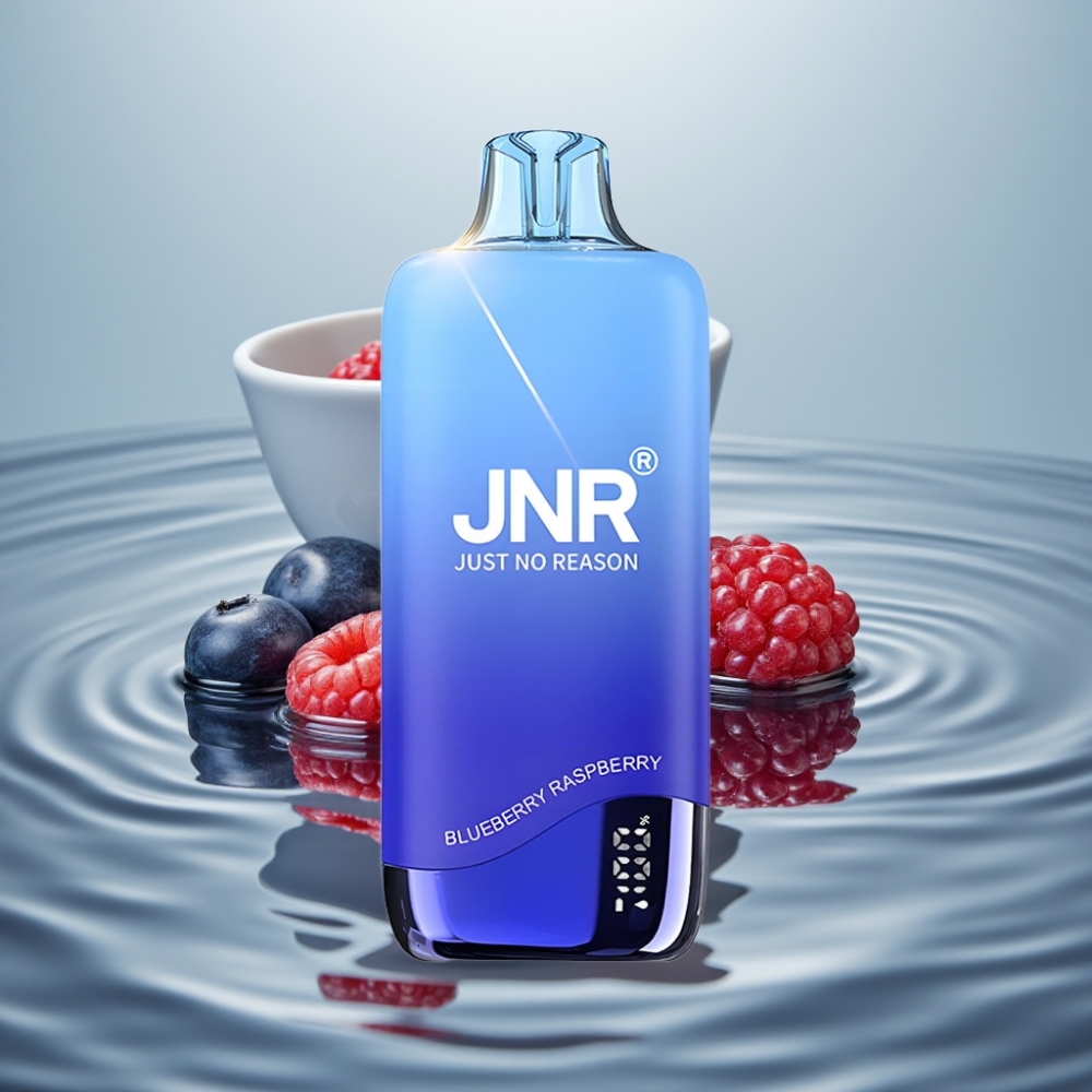 JNR Rainbow 10500 Puffs 18ml 0.8ohm Sinikas Vaarikas