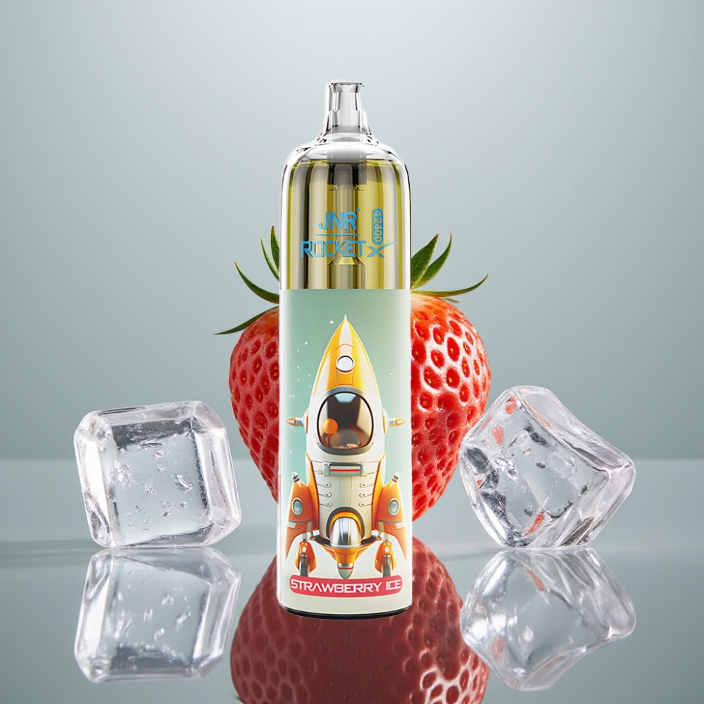 JNR Rocket-X 12400 Puhud Reguleeritav Õhuvool Maasikajää 25ml 850mAh