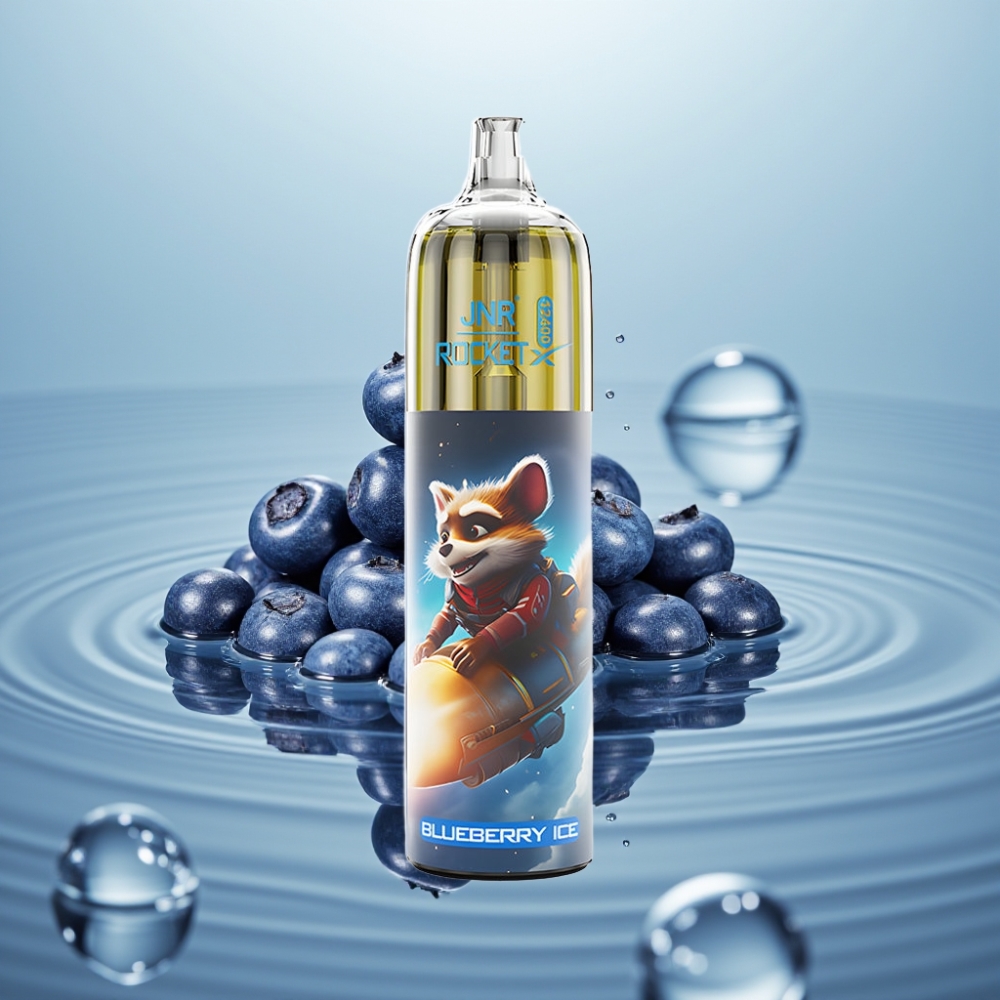 JNR Rocket-X 12400 Puhud Reguleeritav Õhuvool Mustik-Jää 25ml