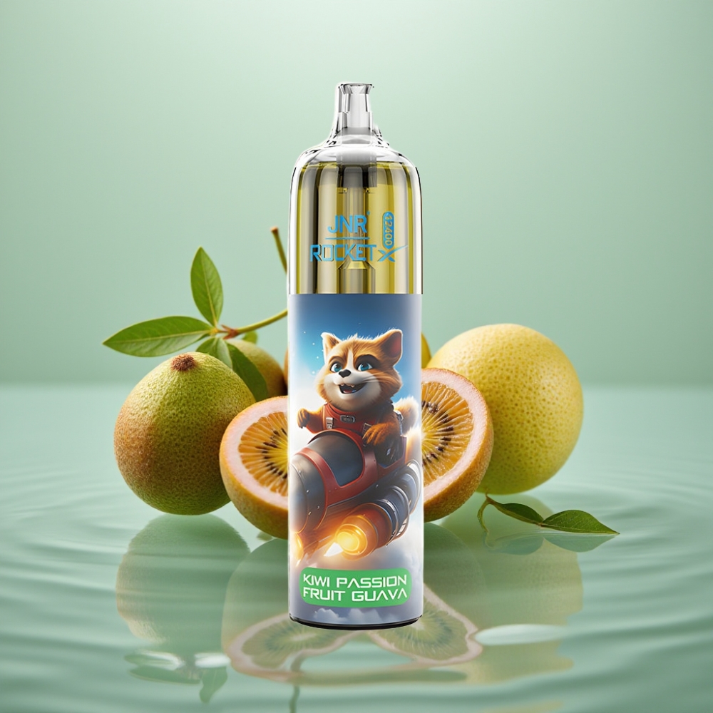 JNR Rocket-X 12400 Puhud Reguleeritav õhuvool RGB 1.2ohm Mesh 850mAh Kiivi-Passionguava