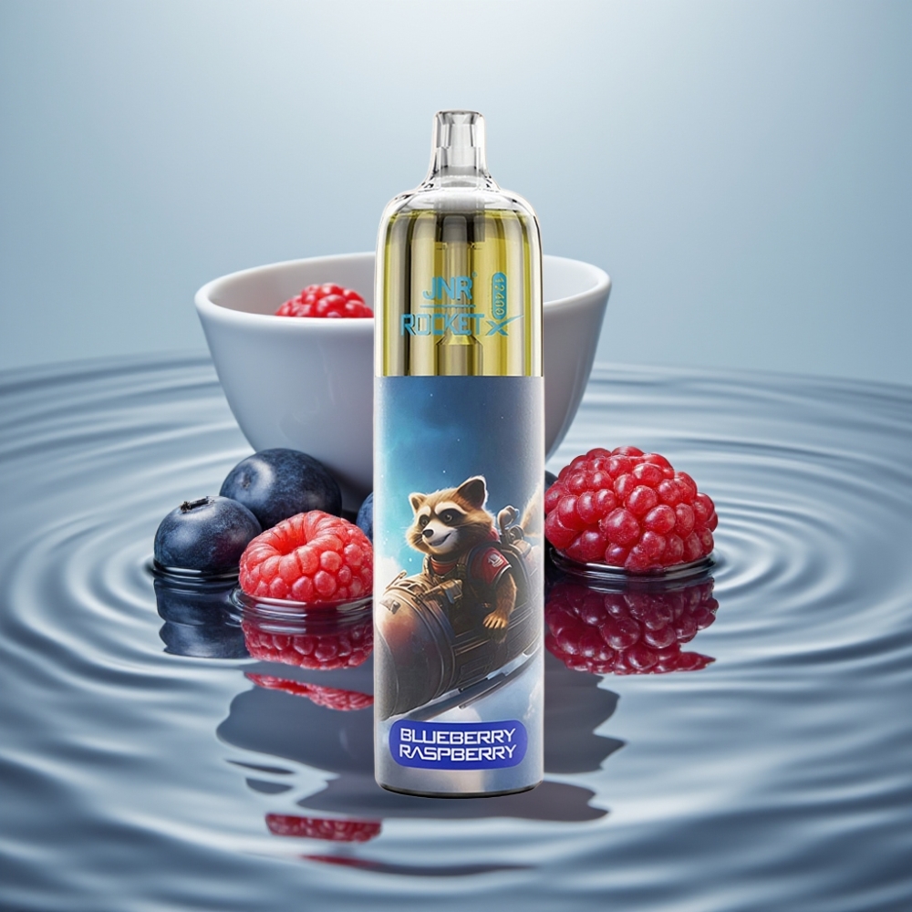 JNR Rocket-X 12400 Soodsad Puhud, Reguleeritav Õhuvool, 850mAh, Mustik-Vaarikas