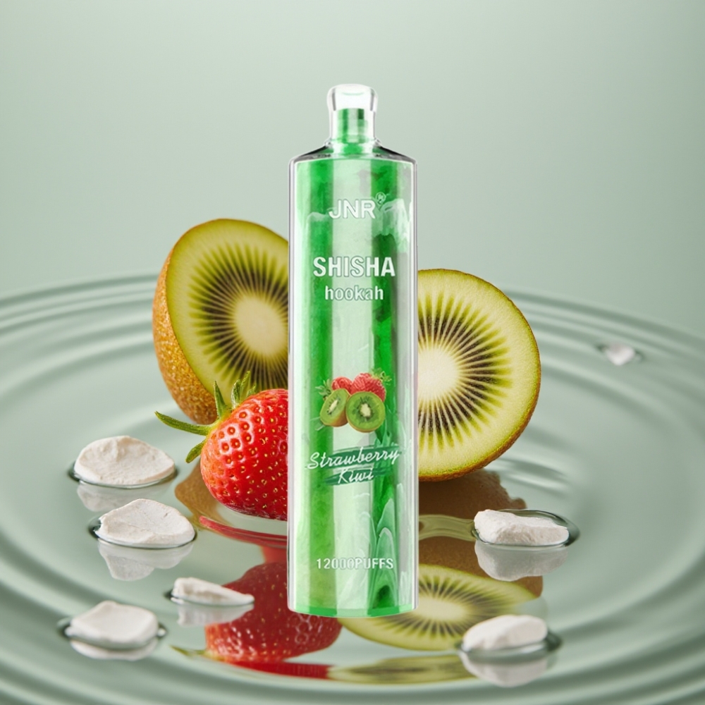 JNR Shisha Hookah 12000 Puffs 24ml 0.6Ohm Maasik-Kiivi