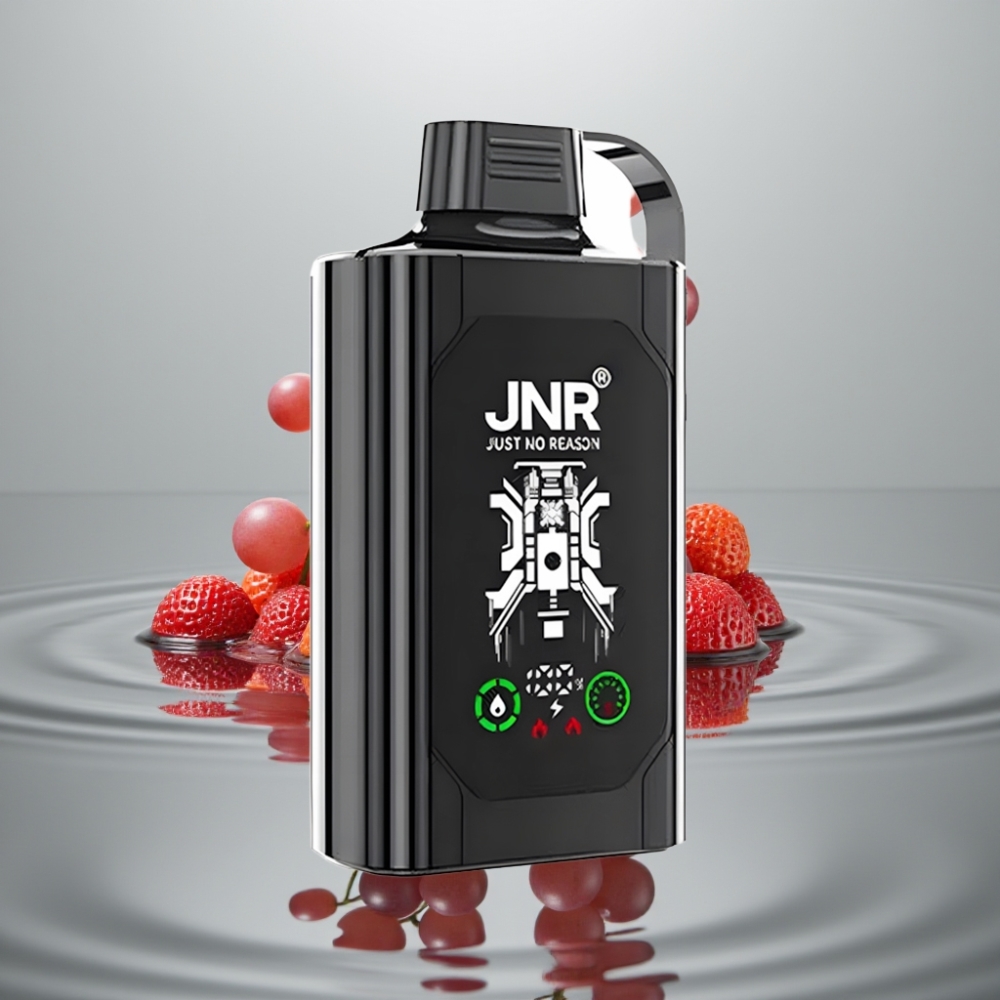 JNR Shisha Hookah Box 20500 Puffs HD Ekraan 25ml Maasikas-Viirpuu