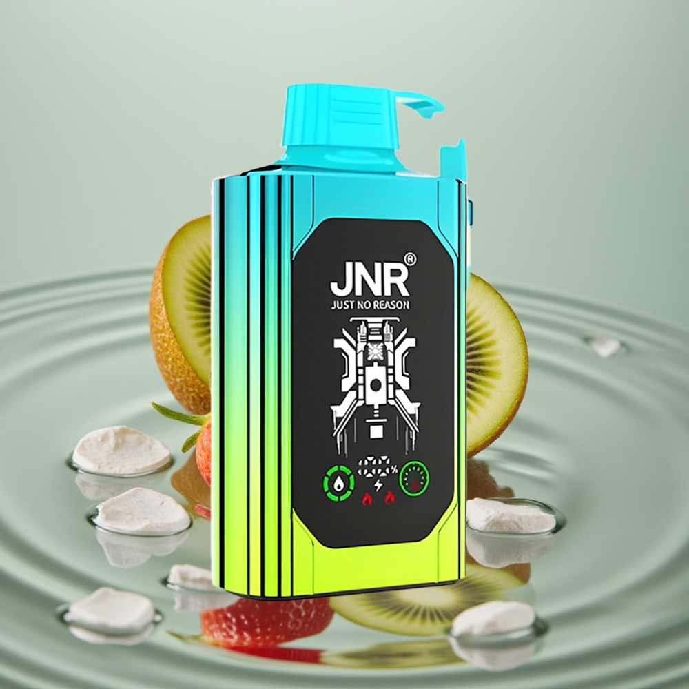 JNR Shisha Hookah Box 20500 Puffs HD Ekraan Maasik-Kiivi