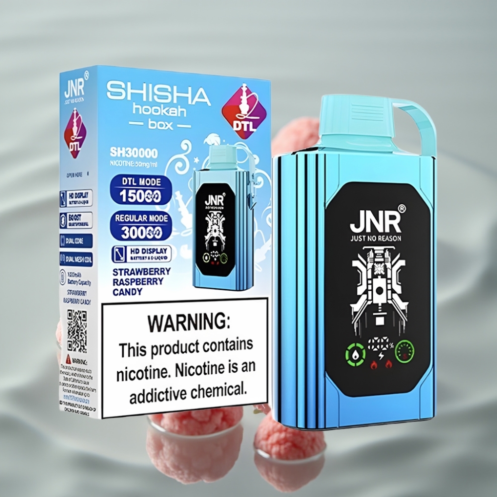 JNR Shisha Hookah Box 20500 Sügavused 25ml 1000mAh Maasika-Vaarikakommid